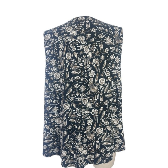 Lucky brand sleeveless paisley pullover top size xl - Picture 4 of 7